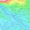 Clydebankの地形図、標高、地勢