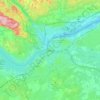 Ottawaの地形図、標高、地勢