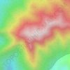 Buttu Burambuの地形図、標高、地勢