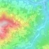 Oratorio di Rocchetta Sandriの地形図、標高、地勢