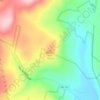 Marston Hillの地形図、標高、地勢