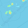 Samal Islandの地形図、標高、地勢