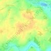 Ludonの地形図、標高、地勢
