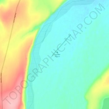 Sagwonの地形図、標高、地勢