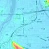 長瀬/羽合の地形図、標高、地勢
