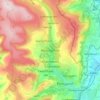 Abersychanの地形図、標高、地勢