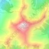 Namloser Wetterspitzeの地形図、標高、地勢