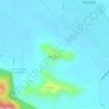 Bukit Mohamad Diahの地形図、標高、地勢