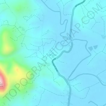 Tanquinto Hillの地形図、標高、地勢