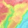 Vaurouyの地形図、標高、地勢