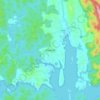 สังขละบุรีの地形図、標高、地勢