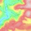 Rhulenの地形図、標高、地勢