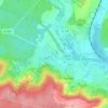 Gicourtの地形図、標高、地勢