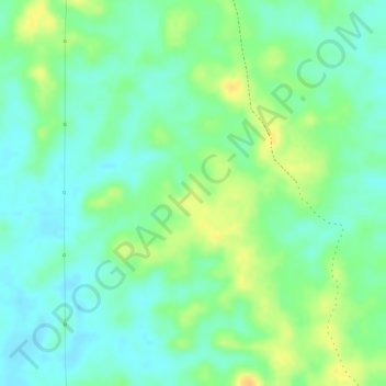 Sevillaの地形図、標高、地勢