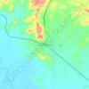 Cruz Grandeの地形図、標高、地勢