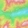 Sottogudaの地形図、標高、地勢