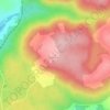 Le Noirmontの地形図、標高、地勢