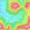 Dosselloの地形図、標高、地勢