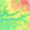 Bremersheideの地形図、標高、地勢