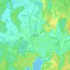 Ādažiの地形図、標高、地勢