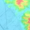 Capezzano Pianoreの地形図、標高、地勢