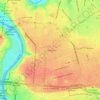 La Milagrosaの地形図、標高、地勢