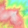 Mount Grahamの地形図、標高、地勢