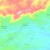 Chavaniの地形図、標高、地勢