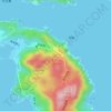 乳頭山の地形図、標高、地勢