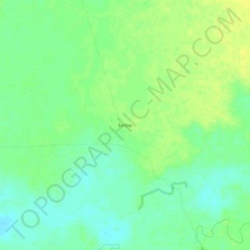Firmeの地形図、標高、地勢