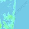 Galileeの地形図、標高、地勢