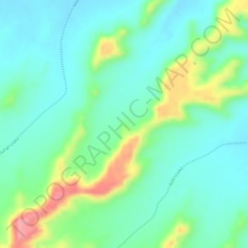Khashm ar Rumaythahの地形図、標高、地勢