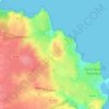 Kertugalの地形図、標高、地勢