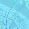四沙の地形図、標高、地勢