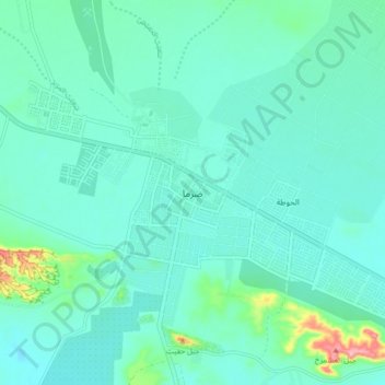 Durumaの地形図、標高、地勢