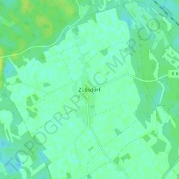 Züllsdorfの地形図、標高、地勢