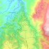 Jocotalesの地形図、標高、地勢