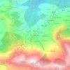Tizeghouaneの地形図、標高、地勢
