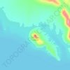 San Luisの地形図、標高、地勢