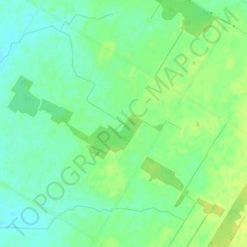 McGrath Drainの地形図、標高、地勢