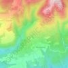 Grotte de Limousisの地形図、標高、地勢