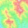 Al Jumahの地形図、標高、地勢