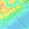 South Chesterの地形図、標高、地勢