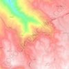 الطفيلةの地形図、標高、地勢