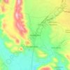 Anenecuilcoの地形図、標高、地勢