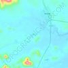 瓶山の地形図、標高、地勢