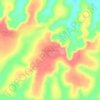 Kabasu-Baboの地形図、標高、地勢