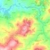 Saint-Pierreの地形図、標高、地勢