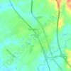 AA Tin Villageの地形図、標高、地勢
