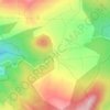 Paso de Cortésの地形図、標高、地勢